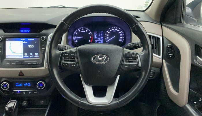 2019 Hyundai Creta SX AT 1.6 PETROL, Petrol, Automatic, 45,768 km, Steering Wheel Close Up