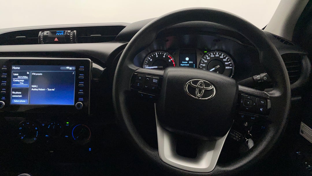 2022 Toyota Hilux Workmate Hi-rider (4x2), Manual, 62038 km, Steering Wheel Close-up