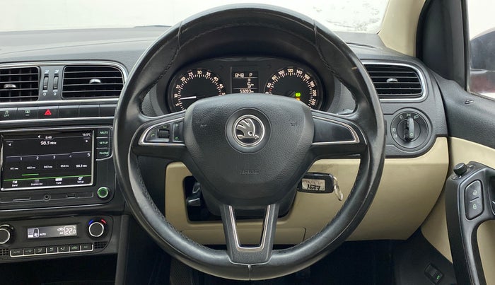 2017 Skoda Rapid Style 1.5 TDI AT, Diesel, Automatic, 54,132 km, Steering Wheel Close Up