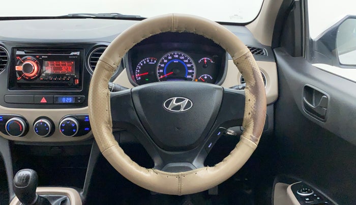 2014 Hyundai Grand i10 MAGNA 1.2 KAPPA VTVT, Petrol, Manual, 47,604 km, Steering Wheel Close Up