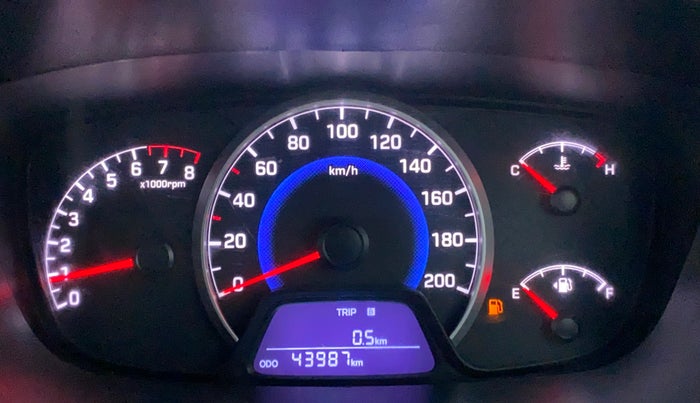 2016 Hyundai Grand i10 SPORTZ 1.2 KAPPA VTVT, Petrol, Manual, 44,069 km, Odometer Image