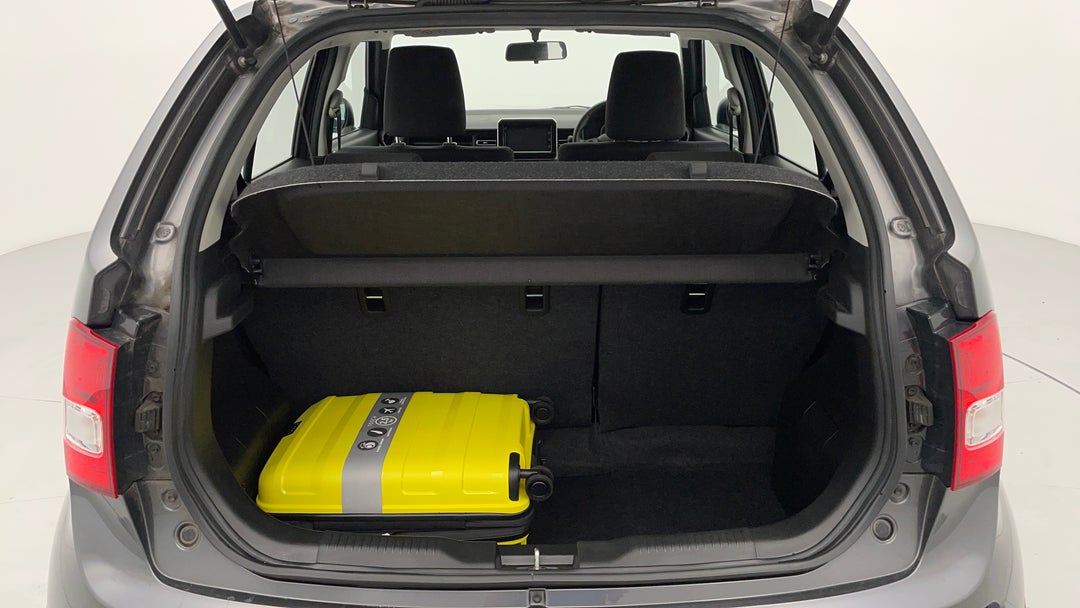 Boot Inside View with Luggage
