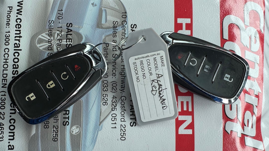 2019 Holden Acadia Lt (awd), Automatic, 78155 km, Key Close-up