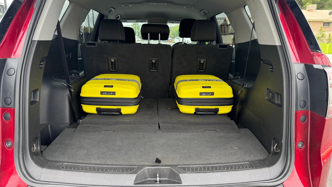 2019 Holden Acadia Lt (awd), Automatic, 78155 km, Boot Inside View with Luggage