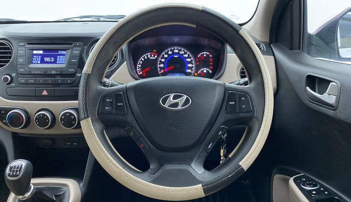2015 Hyundai Grand i10 SPORTS 1.2 VTVT, Petrol, Manual, 20,478 km, Steering Wheel