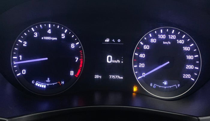 2016 Hyundai Elite i20 ASTA 1.2, Petrol, Manual, 77,904 km, Odometer Image