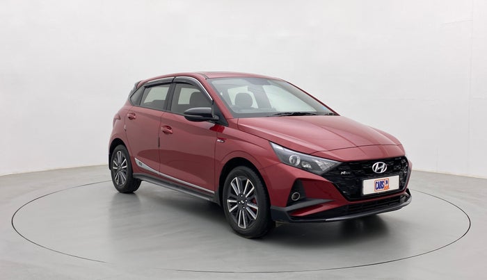 2021 Hyundai NEW I20 N LINE N8 1.0 TURBO GDI IMT, Petrol, Manual, 13,328 km, Right Front Diagonal