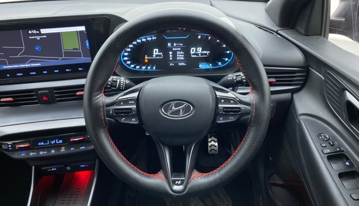 2021 Hyundai NEW I20 N LINE N8 1.0 TURBO GDI IMT, Petrol, Manual, 13,328 km, Steering Wheel Close Up