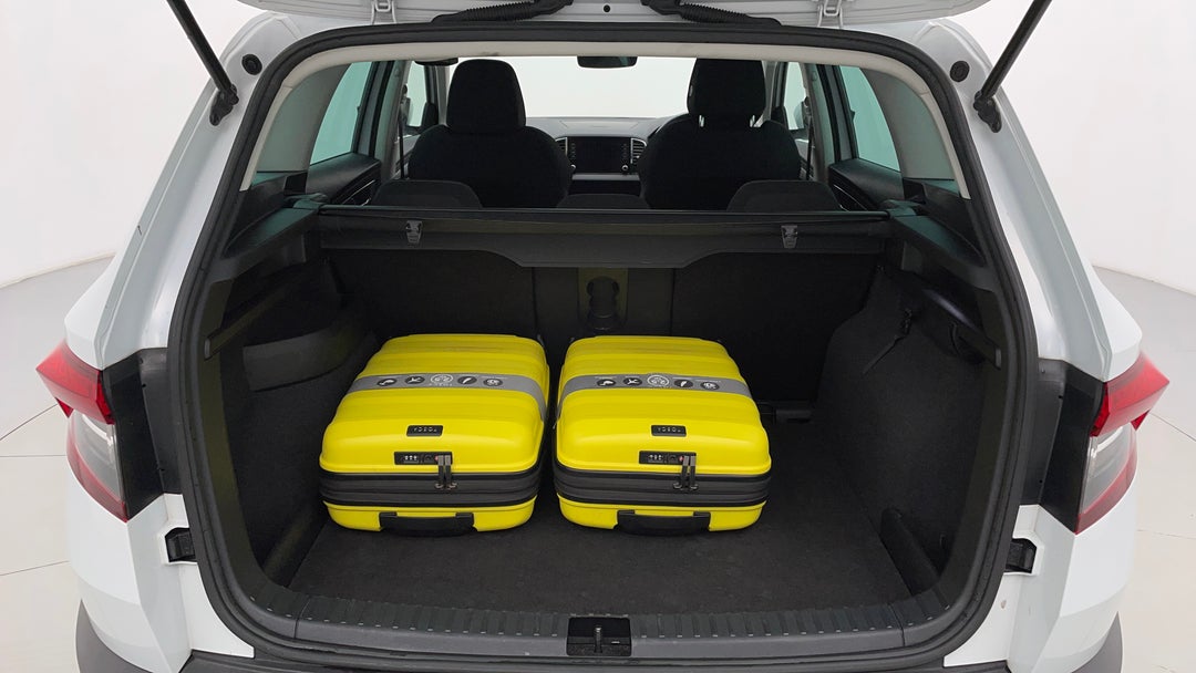 Boot Inside View with Luggage