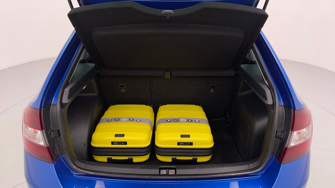 Boot Inside View with Luggage