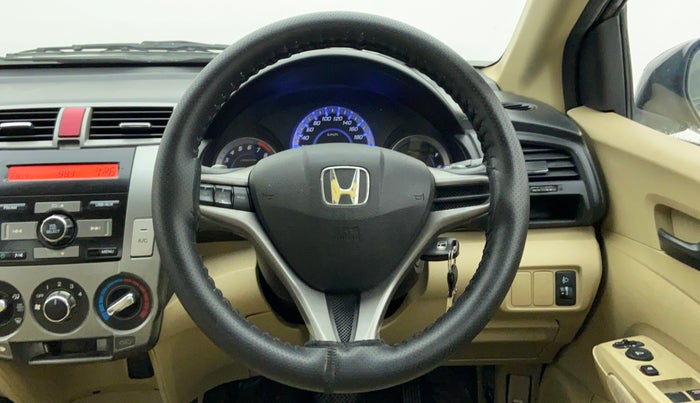 2012 Honda City S AT, Petrol, Automatic, 77,856 km, Steering Wheel Close Up