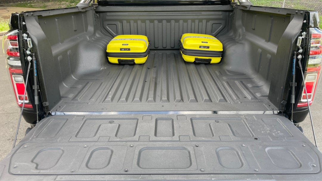 Boot Inside View with Luggage