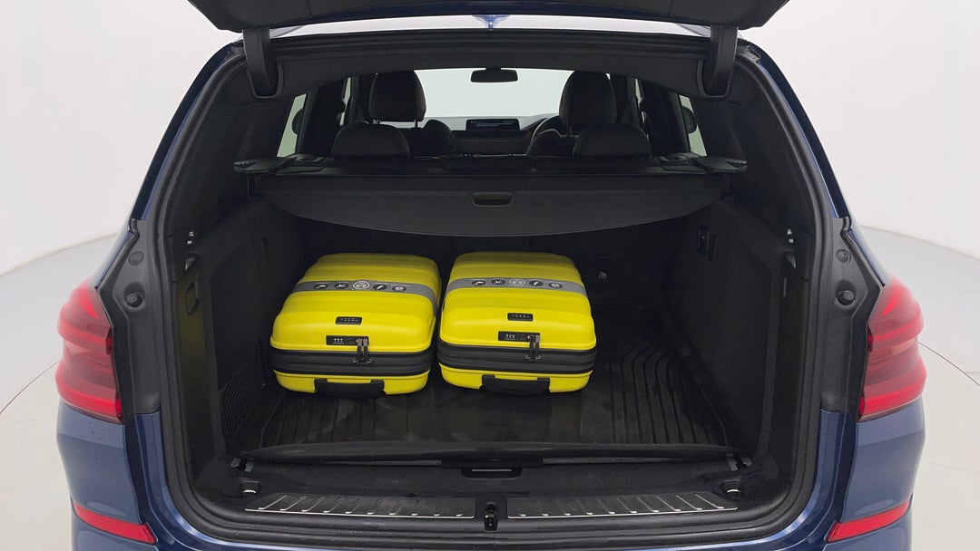 Boot Inside View with Luggage
