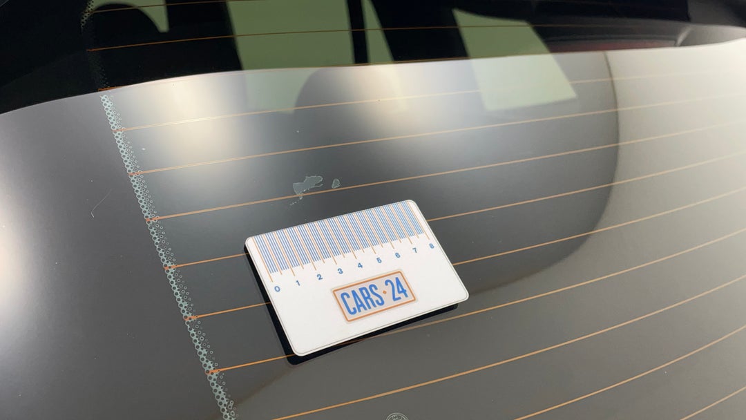 Windshield Rear Tinting scratched
