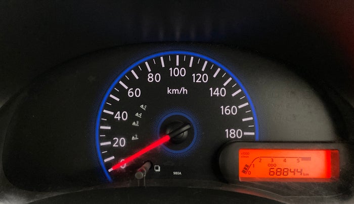 2015 Datsun Go T, Petrol, Manual, 69,003 km, Odometer Image