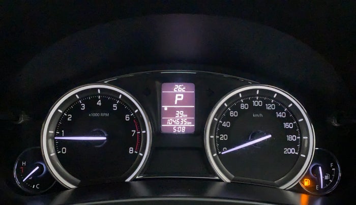 2016 Maruti Ciaz ZXI+ AT, Petrol, Automatic, 1,04,737 km, Odometer Image