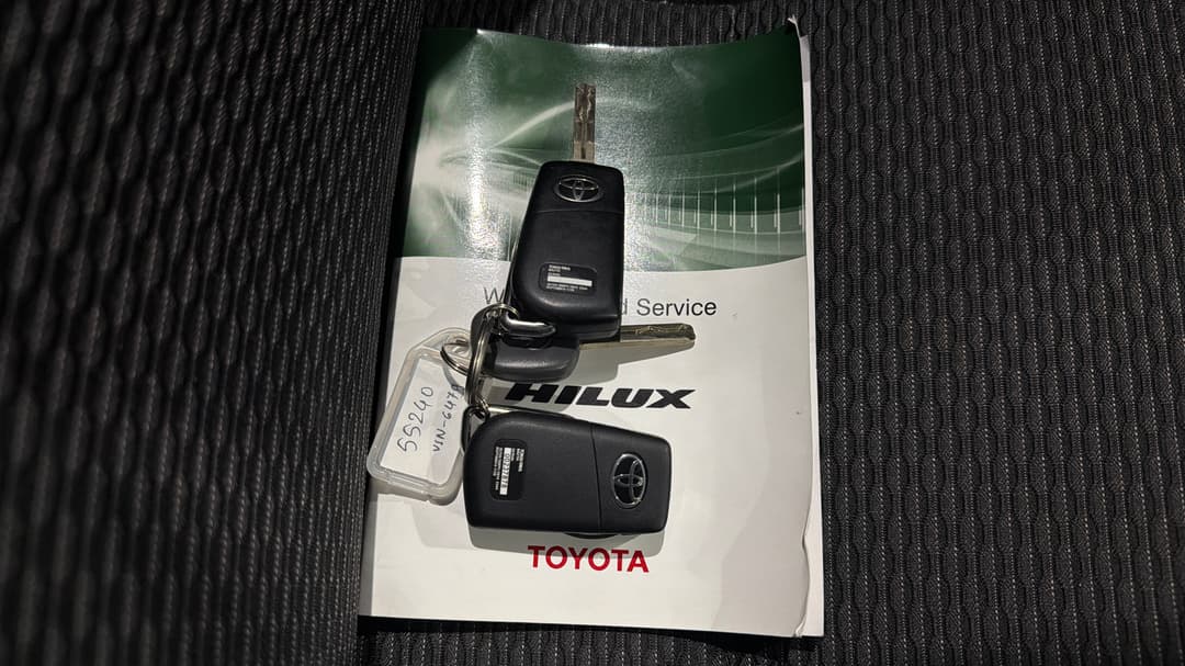 2018 Toyota Hilux Workmate, Automatic, 40536 km, Key Close-up