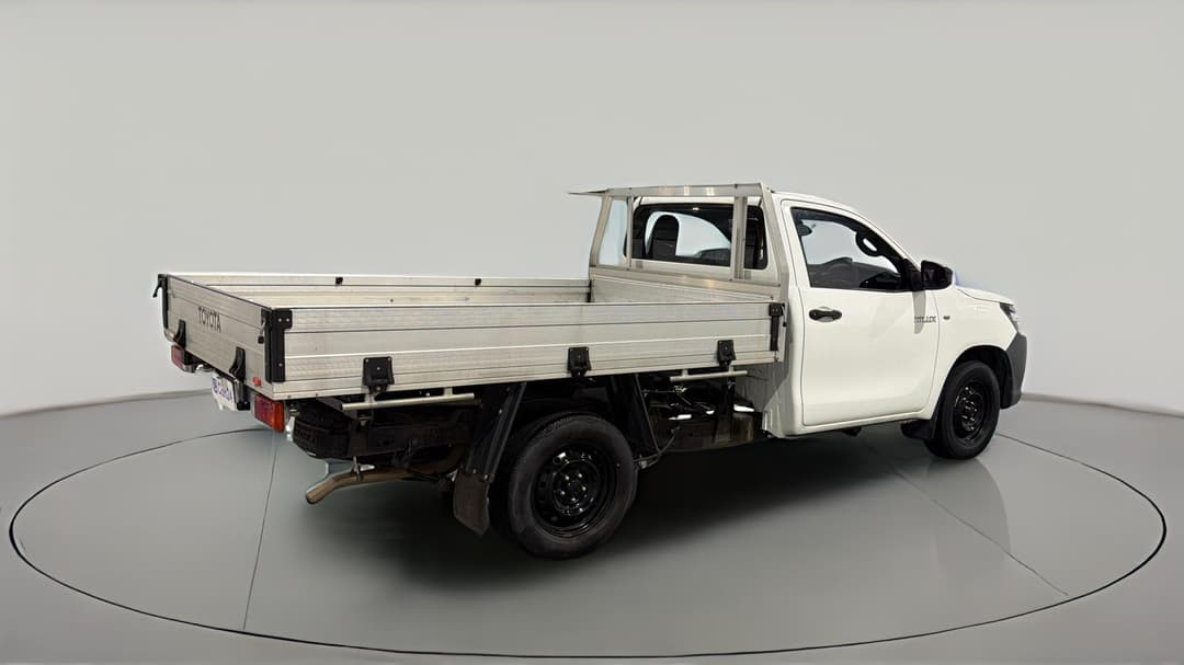 2018 Toyota Hilux Workmate, Automatic, 40536 km, Right Back Diagonal (45- Degree) View