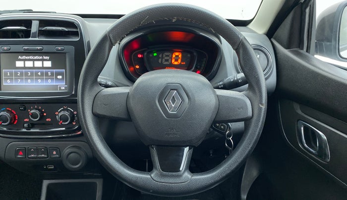 2018 Renault Kwid 1.0 RXT Opt, Petrol, Manual, 20,947 km, Steering Wheel Close Up