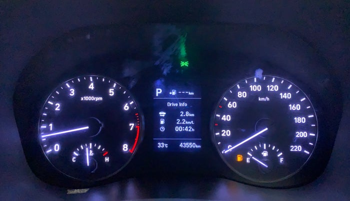 2017 Hyundai Verna 1.6 VTVT SX (O) AT, Petrol, Automatic, 43,550 km, Odometer Image