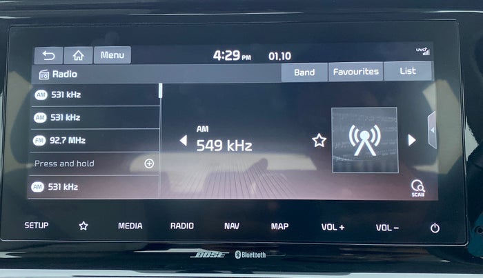 2019 KIA SELTOS GTX+ 1.4 MT, Petrol, Manual, 30,956 km, Infotainment System
