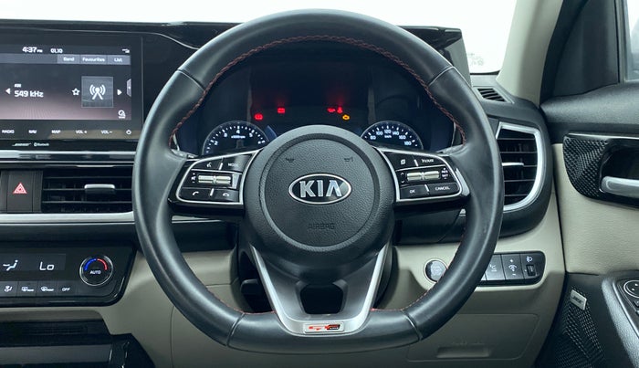 2019 KIA SELTOS GTX+ 1.4 MT, Petrol, Manual, 30,956 km, Steering Wheel Close Up