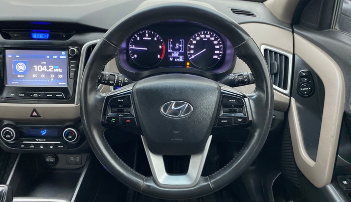 2017 Hyundai Creta 1.6 CRDI SX PLUS AUTO, Diesel, Automatic, 67,666 km, Steering Wheel Close Up