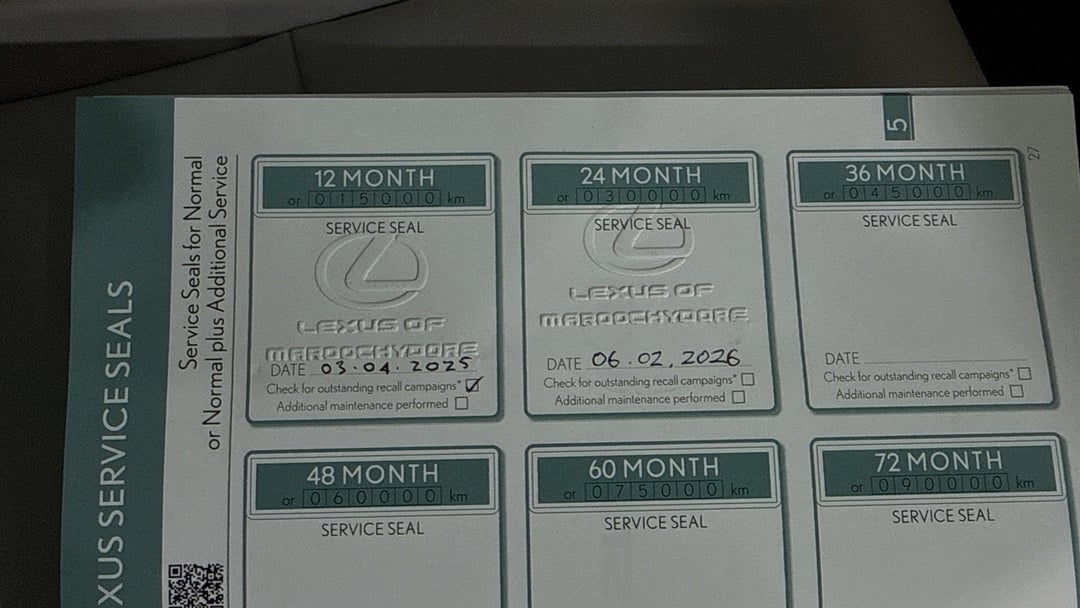 2024 Lexus Ux300h Luxury Hybrid, Automatic, 34128 km, Service History