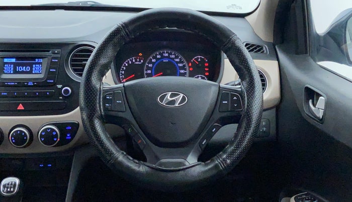 2015 Hyundai Grand i10 ASTA 1.2 VTVT, Petrol, Manual, 69,625 km, Steering Wheel
