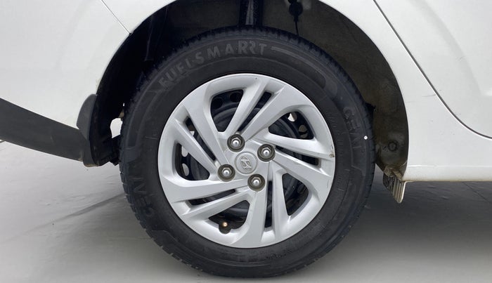 2020 Hyundai AURA S 1.2 CNG, CNG, Manual, 28,275 km, Right Rear Wheel