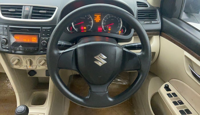 2015 Maruti Swift Dzire VXI 1.2 BS IV, Petrol, Manual, 91,984 km, Steering Wheel Close-up