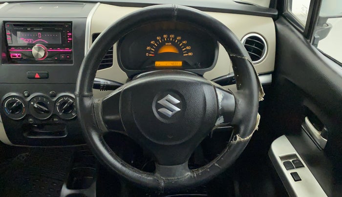 2014 Maruti Wagon R 1.0 LXI CNG, CNG, Manual, 48,331 km, Steering Wheel Close Up