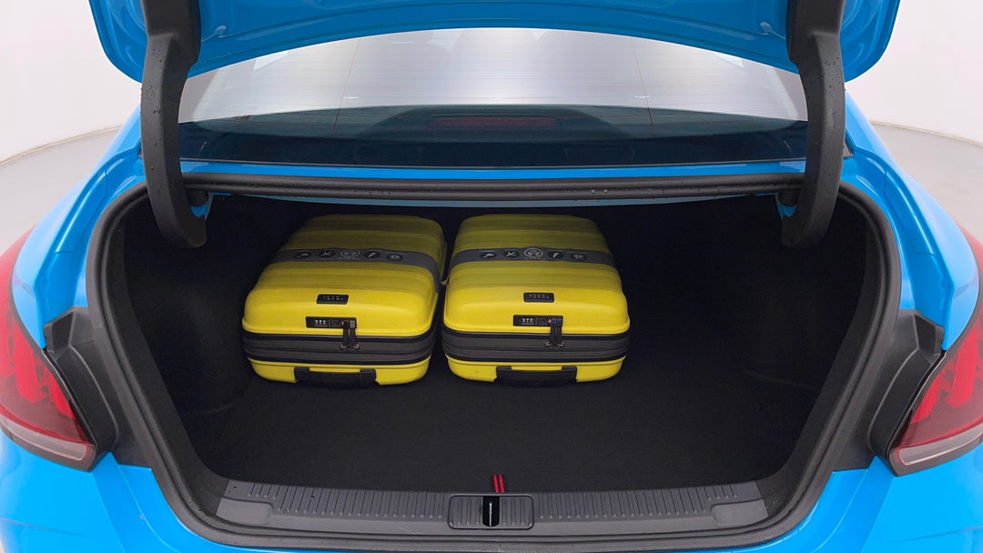 Boot Inside View with Luggage