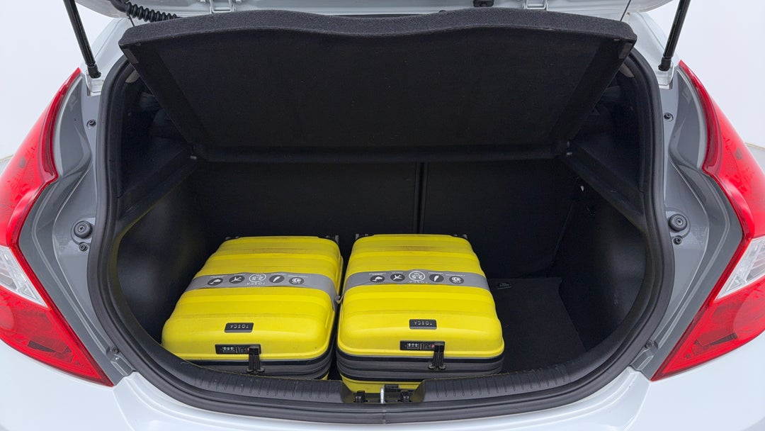 Boot Inside View with Luggage