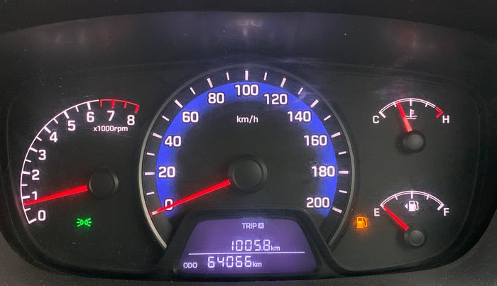 2017 Hyundai Xcent SX 1.2 OPT, Petrol, Manual, 64,115 km, Odometer Image
