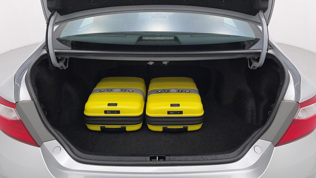 Boot Inside View with Luggage
