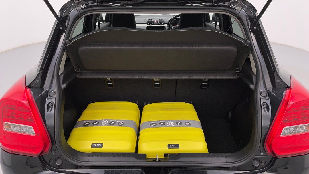 Boot Inside View with Luggage