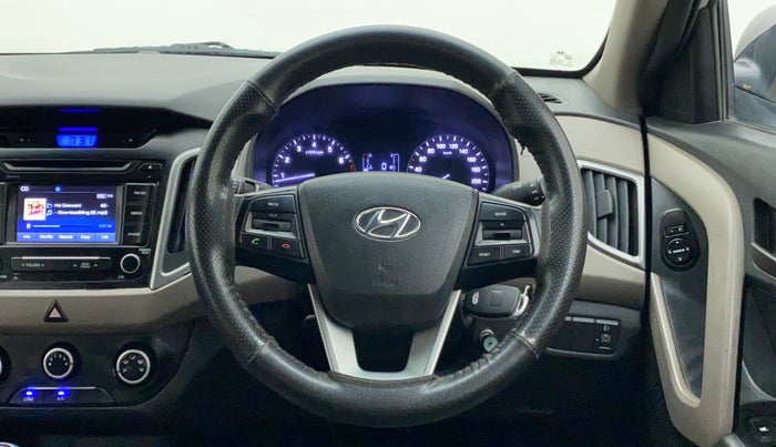 2017 Hyundai Creta E PLUS 1.6 PETROL, Petrol, Manual, 57,918 km, Steering Wheel Close Up