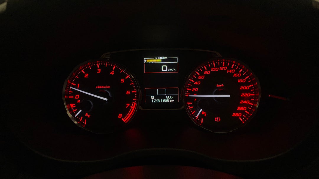 2014 Subaru WRX Premium (AWD), Manual, 123166 km, Odometer View