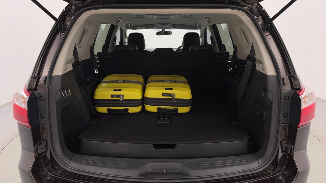 Boot Inside View with Luggage