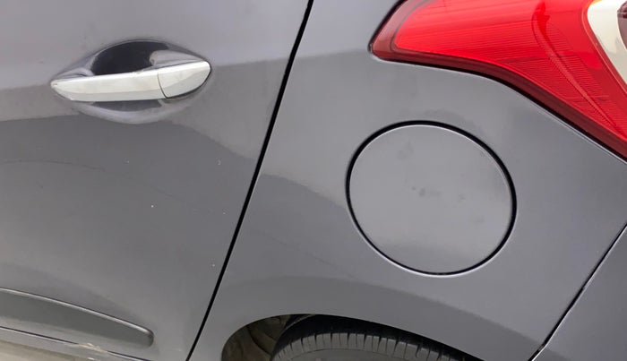 2018 Hyundai Grand i10 ASTA 1.2 KAPPA VTVT, Petrol, Manual, 1,17,582 km, Left quarter panel - Minor scratches