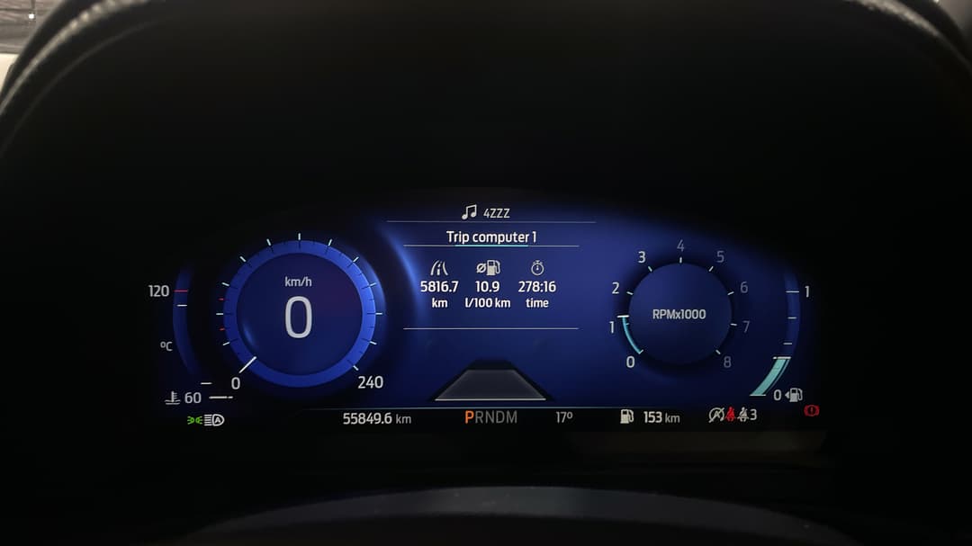 2020 Ford Puma St-line V, Automatic, 55849 km, Odometer View