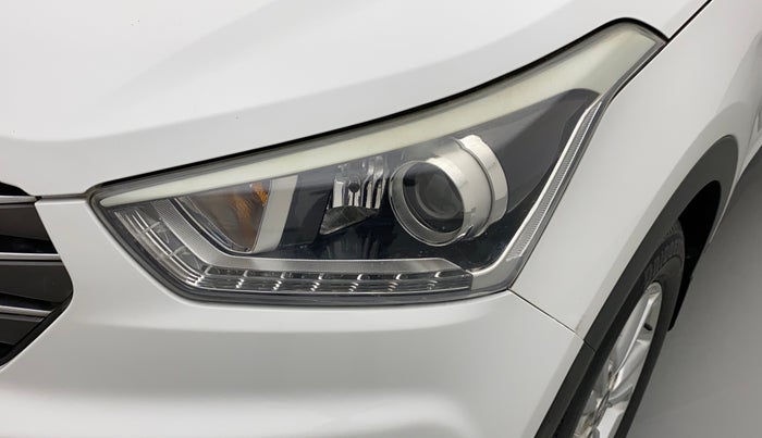 2016 Hyundai Creta SX 1.6 DIESEL, Diesel, Manual, 1,17,543 km, Left headlight - Faded