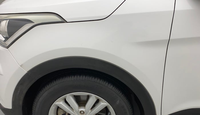 2016 Hyundai Creta SX 1.6 DIESEL, Diesel, Manual, 1,17,543 km, Left fender - Minor scratches