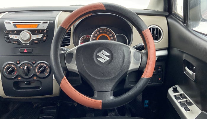 2016 Maruti Wagon R 1.0 VXI, Petrol, Manual, Steering Wheel Close Up