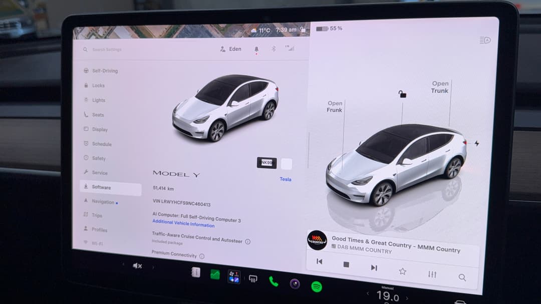 2022 Tesla Model Y Rear-wheel Drive, Automatic, 51414 km, Odometer View