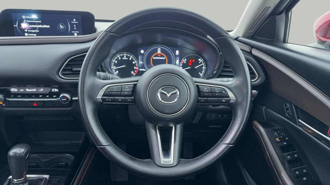 2024 Mazda CX-30 G20 Touring (FWD), Automatic, 34143 km, Steering Wheel Close-up