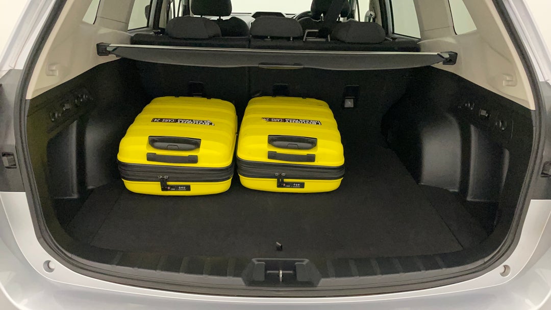 Boot Inside View with Luggage