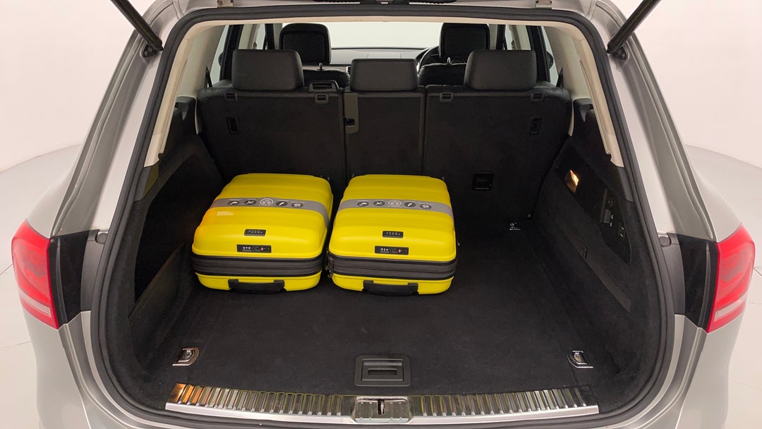 Boot Inside View with Luggage