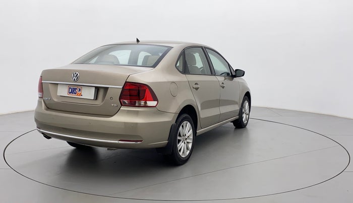 2016 Volkswagen Vento HIGHLINE 1.5 AT, Diesel, Automatic, 1,12,737 km, Right Back Diagonal